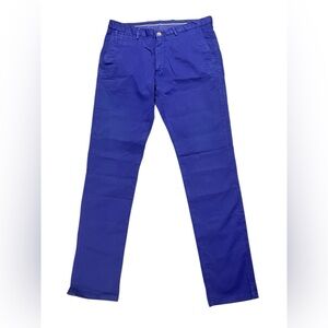 Massimo Dutti Blue Chinos { Best Fit 32/33 Waist Size x 33 inch length }